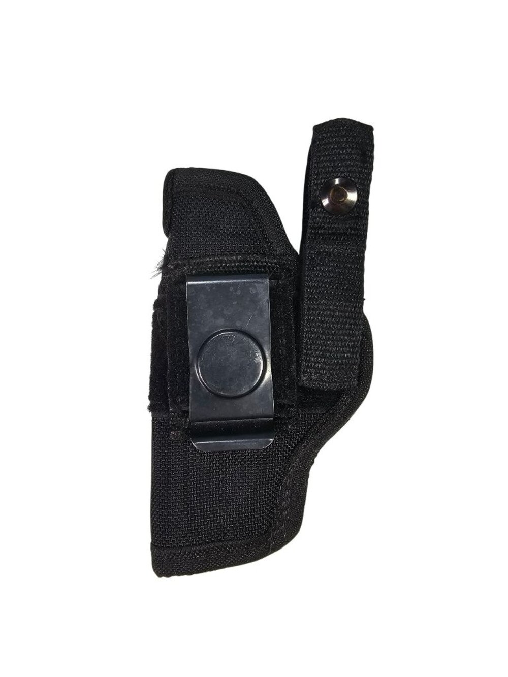 Universal Belt Clip Gun Holster Black Nylon 6x3" Small To Medium Handgun Pistol
